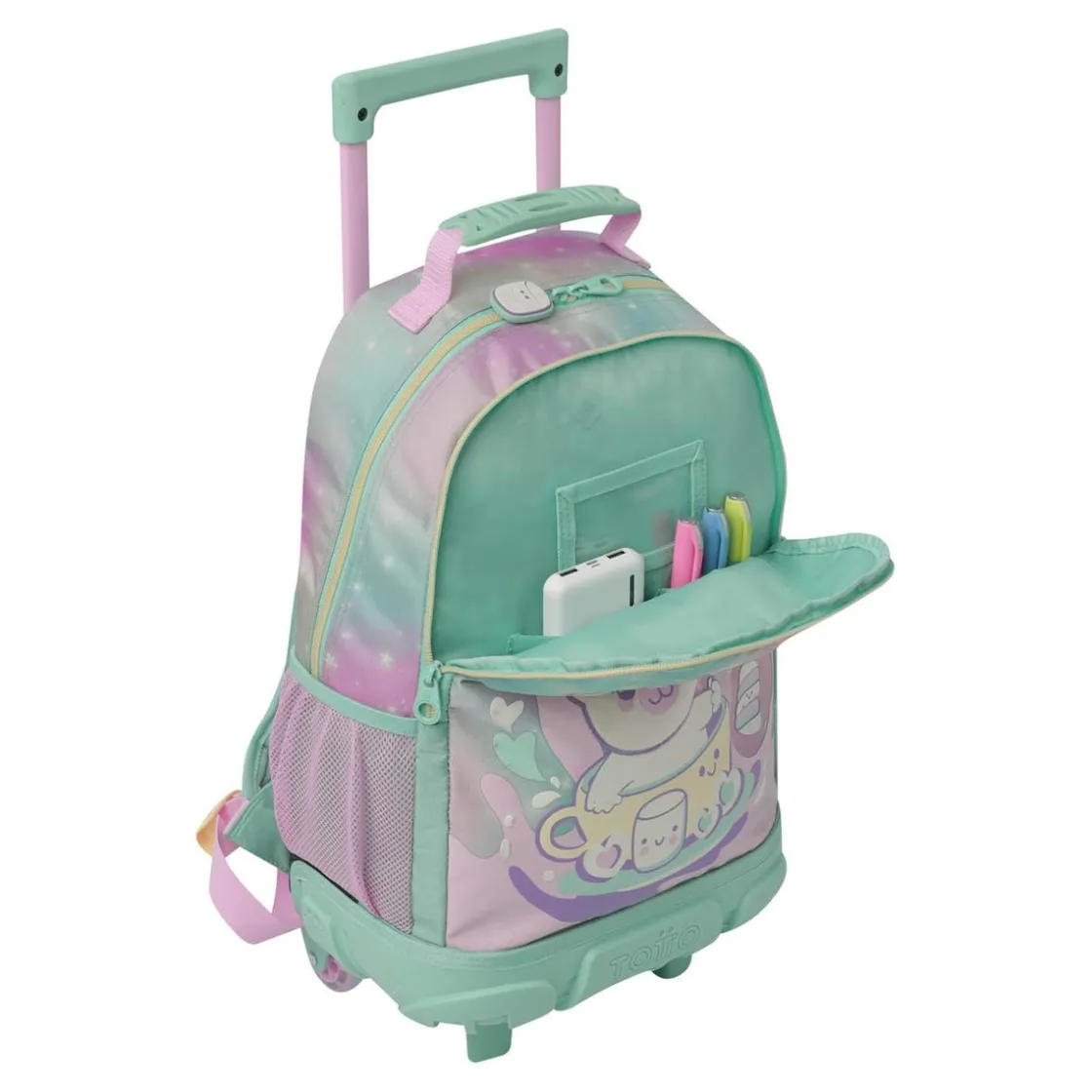 TOTTO - Mochila con ruedas Mellow M* Material Escolar