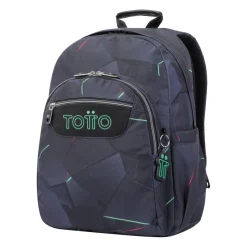 TOTTO - Mochila escolar adaptable a carro fractal Acuareles