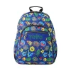 TOTTO - Mochila escolar adaptable a carro Tello azul Acuareles