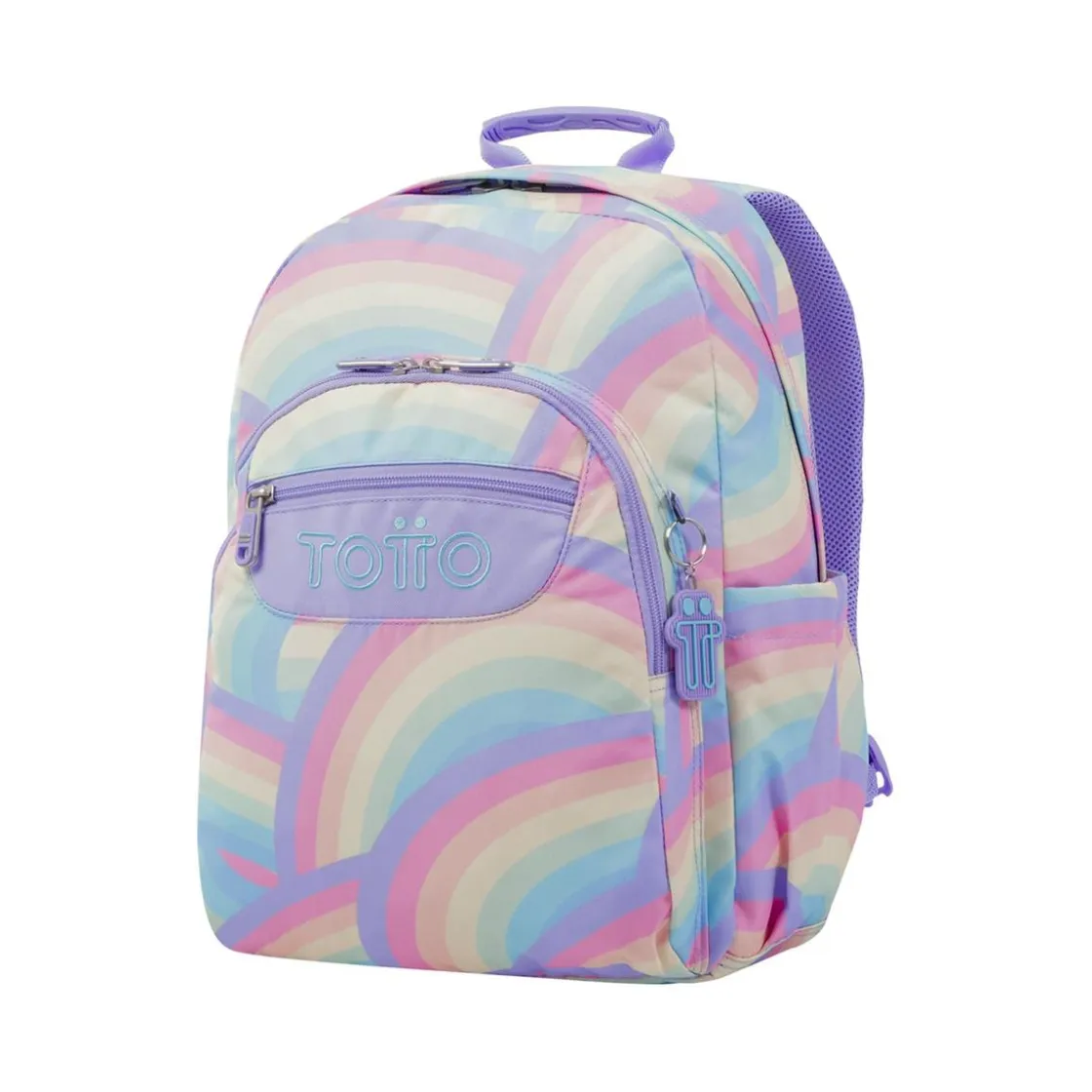 TOTTO - Mochila escolar arcoíris Acuarela* Material Escolar