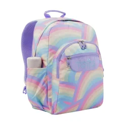 TOTTO - Mochila escolar arcoíris Acuarela* Material Escolar