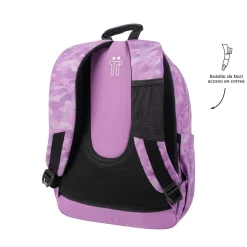 TOTTO - Mochila escolar camuflaje rosa Acuarela