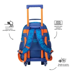 TOTTO - Mochila escolar con ruedas pequeña Little Avatar* Material Escolar