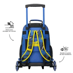 TOTTO - Mochila escolar con ruedas grande Velocity* Material Escolar