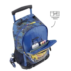 TOTTO - Mochila escolar con ruedas grande Velocity* Material Escolar