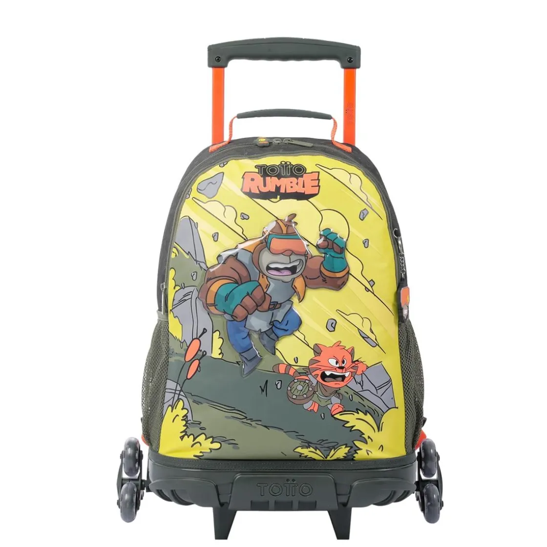 TOTTO - Mochila escolar con ruedas grande Brawlmaster* Material Escolar