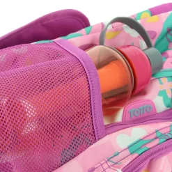 TOTTO - Mochila escolar con ruedas Renglones - Roset