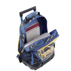 TOTTO - Mochila escolar con ruedas mediana Velocity* Material Escolar