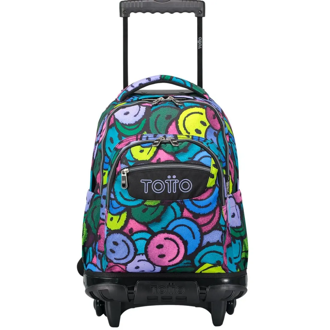 TOTTO - Mochila escolar con ruedas emojis Renglones