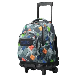 TOTTO - Mochila escolar con ruedas bloques Renglones