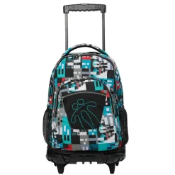 TOTTO - Mochila escolar con ruedas Renglones - Urbano