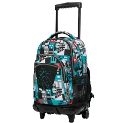 TOTTO - Mochila escolar con ruedas Renglones - Urbano