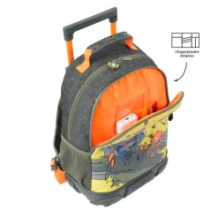 TOTTO - Mochila escolar con ruedas mediana Brawlmaster* Material Escolar
