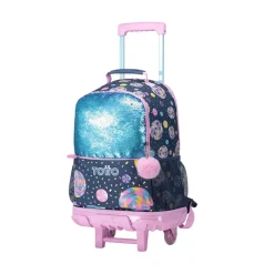 TOTTO - Mochila escolar con ruedas grande Sweet Candy* Material Escolar