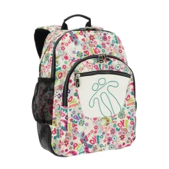 TOTTO - Mochila escolar Crayoles - Flores