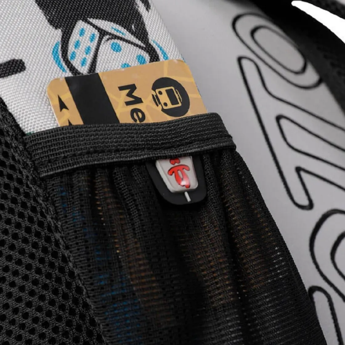 TOTTO - Mochila escolar Crayoles - Gris