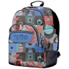TOTTO - Mochila escolar cyber monstruos Rayol* Material Escolar