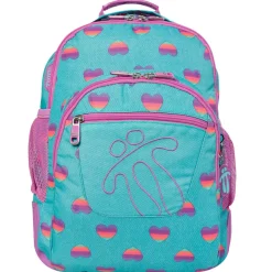 TOTTO - Mochila escolar Ecole corazones multicolor