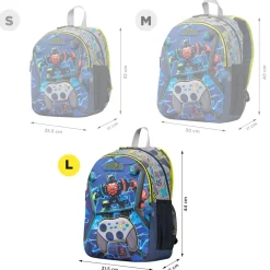 TOTTO - Mochila escolar grande Monark* Material Escolar