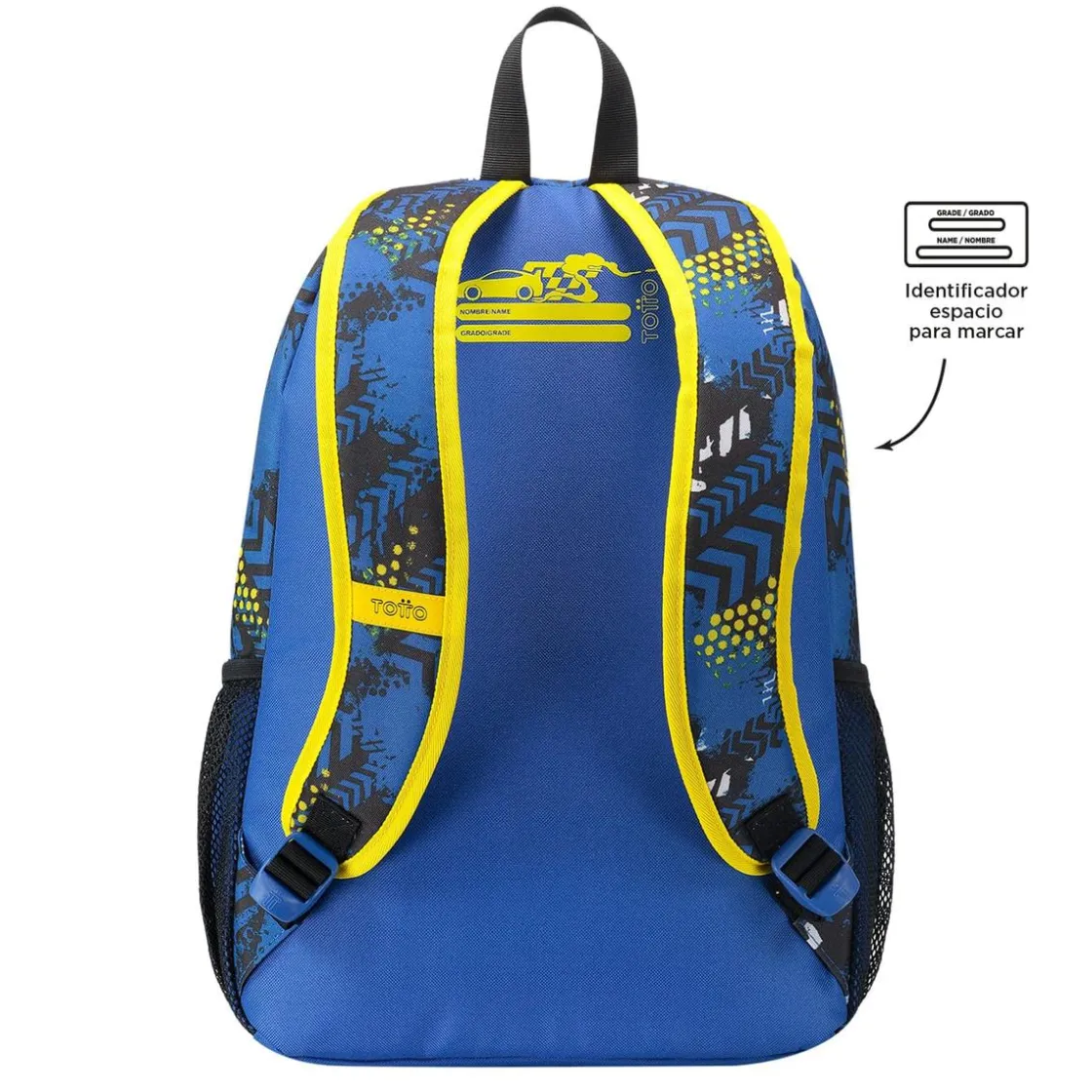 TOTTO - Mochila escolar grande Velocity