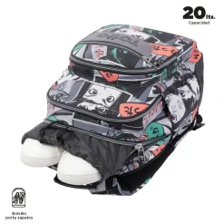 TOTTO - Mochila escolar manga Crayoles* Material Escolar