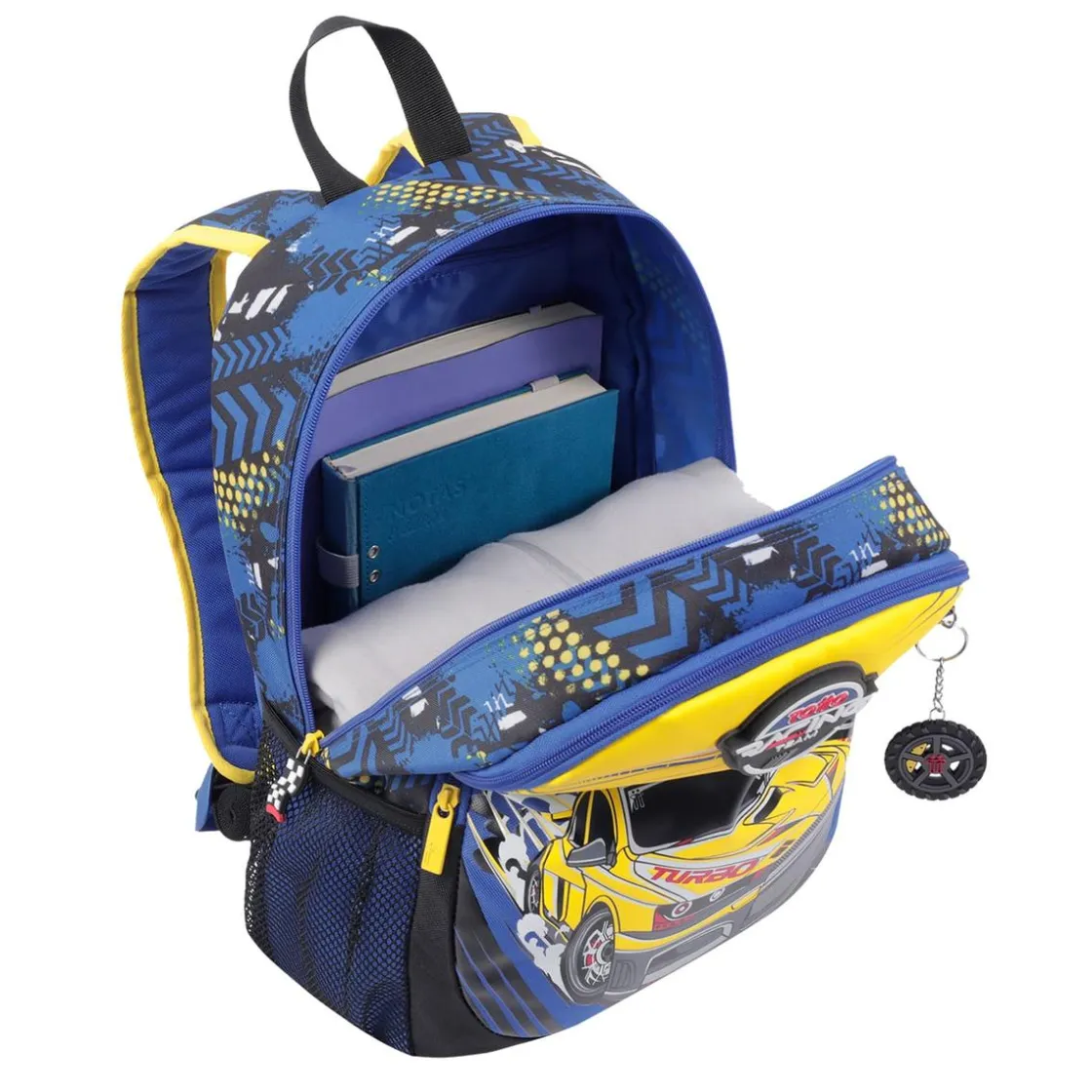 TOTTO - Mochila escolar mediana Velocity* Material Escolar