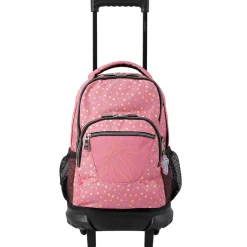 TOTTO - Mochila escolar pequeña con ruedas Resma - Confetti* Material Escolar