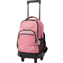 TOTTO - Mochila escolar pequeña con ruedas Resma - Confetti* Material Escolar