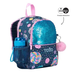 TOTTO - Mochila escolar pequeña Sweet Candy* Material Escolar