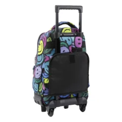 TOTTO - Mochila escolar pequeña ruedas emojis Resma