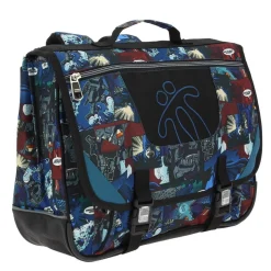 TOTTO - Mochila escolar tijeras - Azul* Material Escolar