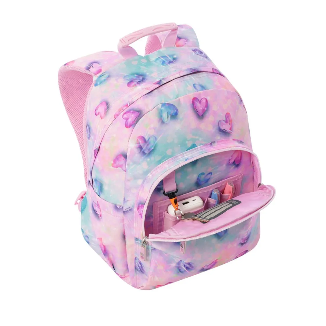 TOTTO - Mochila Gommas Glitter Shiny Heart