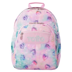 TOTTO - Mochila Rayol Glitter Shiny Heart