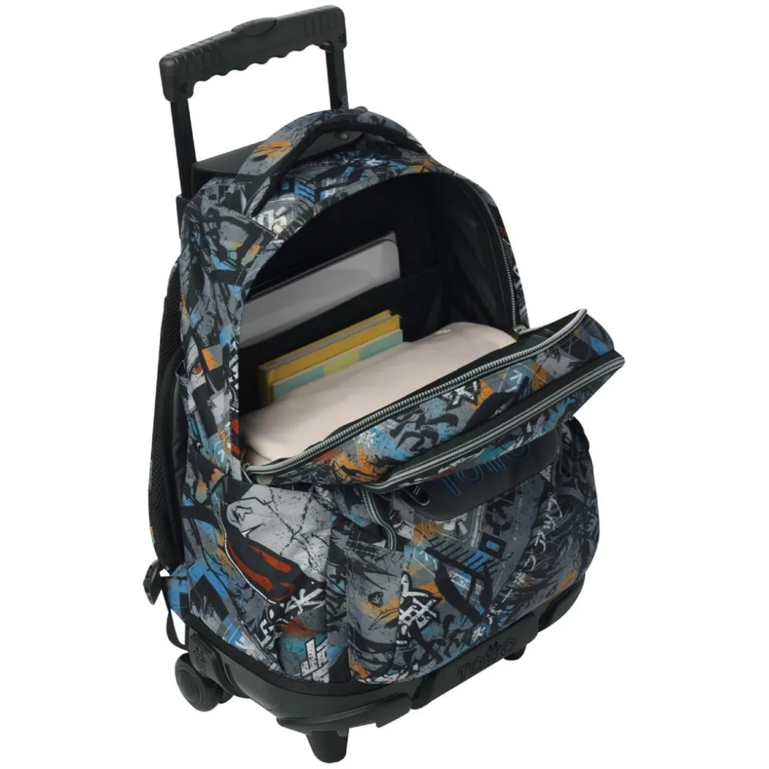 TOTTO - Mochila Renglones con ruedas - Okubo* Material Escolar