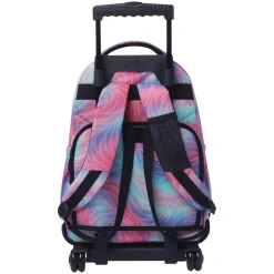 TOTTO - Mochila Renglones con ruedas Glitter Fritz* Material Escolar