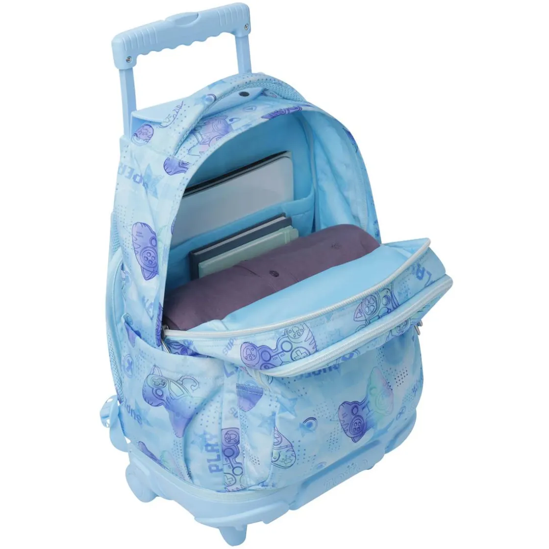 TOTTO - Mochila Renglones con ruedas Polar