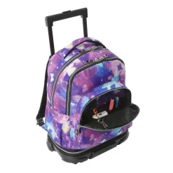 TOTTO - Mochila Tiza con ruedas Glitter Star Butterfly