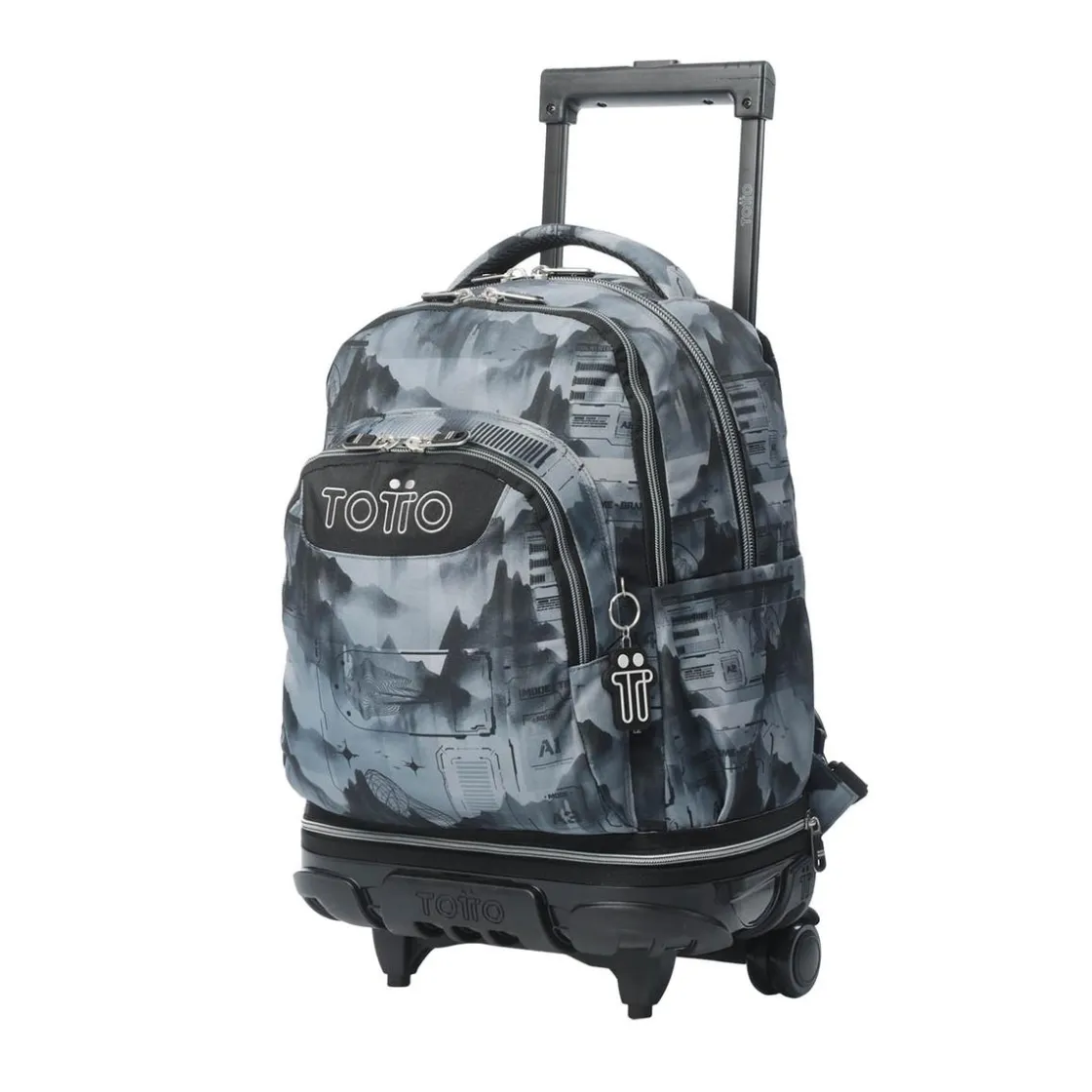 TOTTO - Mochila Tiza con ruedas Digital Hill* Material Escolar
