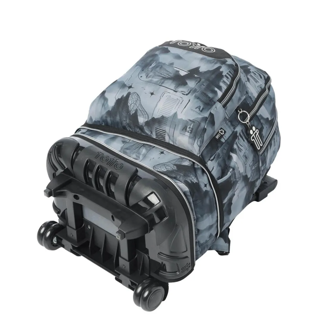 TOTTO - Mochila Tiza con ruedas Digital Hill* Material Escolar
