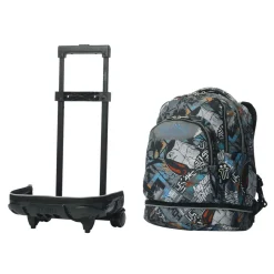 TOTTO - Mochila Tiza con ruedas Okubo* Material Escolar