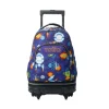 TOTTO - Mochila Tiza con ruedas Space Blue* Material Escolar