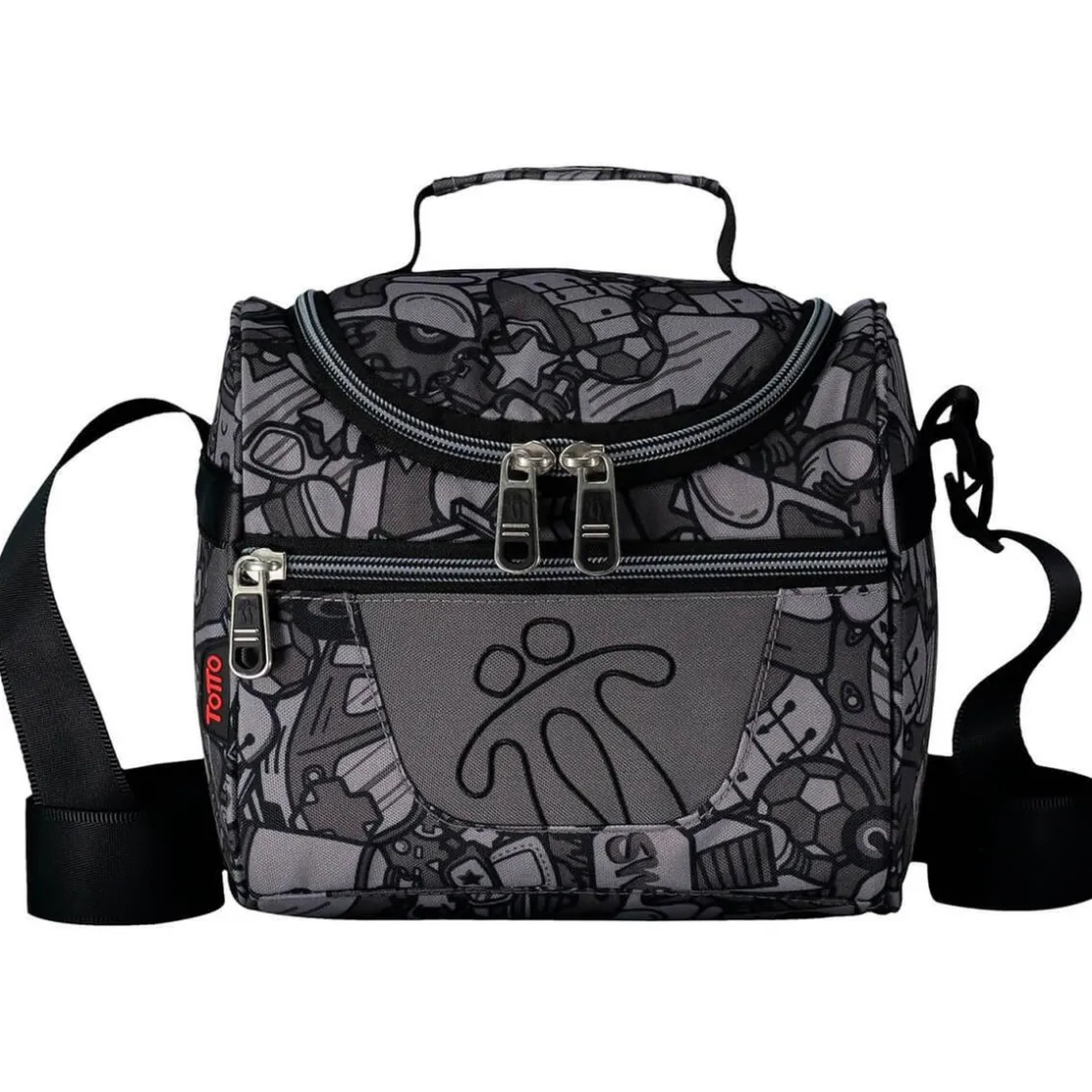 TOTTO - Portameriendas escolar Pizarra - Doodle