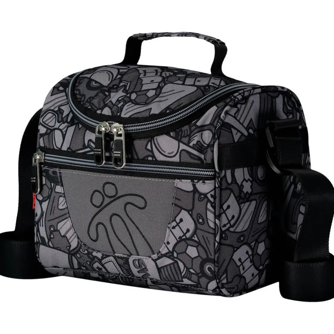 TOTTO - Portameriendas escolar Pizarra - Doodle