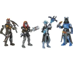 FORTNITE Toy Partner - - Pack 4 figuras articuladas Micro Squad con herramientas 2.5 pulgadas ㅤ