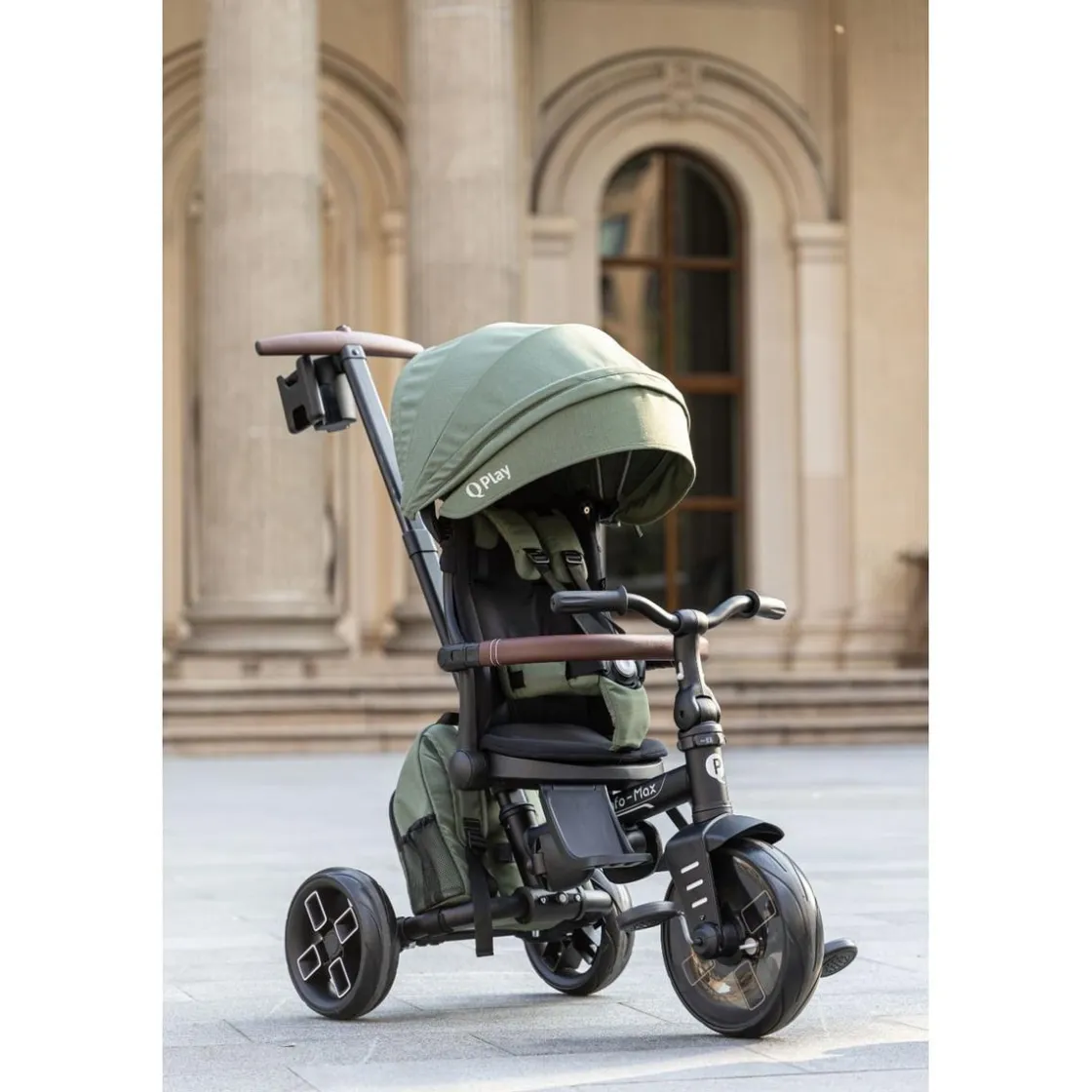 DEVESSPORT Triciclo Comfo Max 6 en 1 – Verde