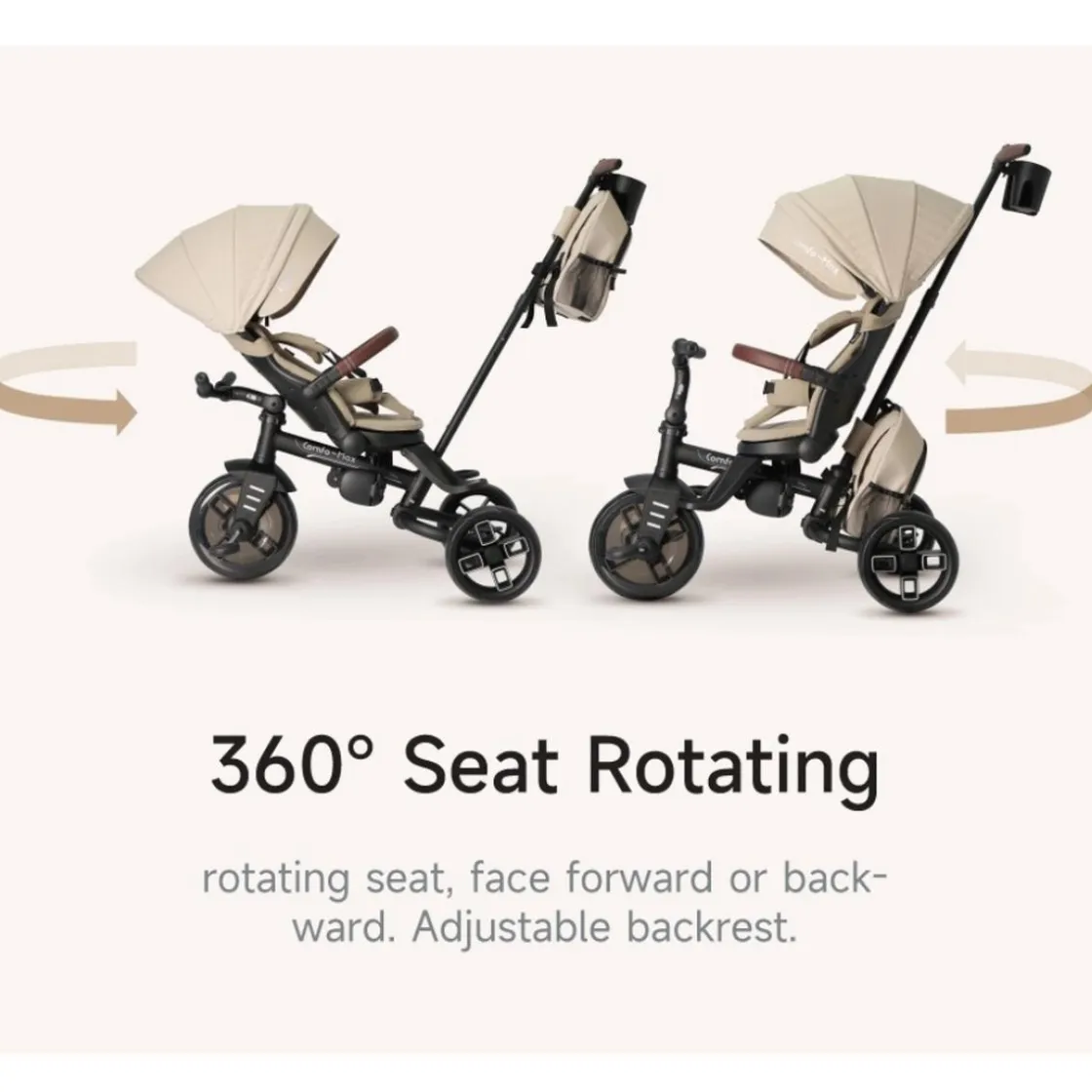 DEVESSPORT Triciclo Comfo Max 6 en 1 – Verde