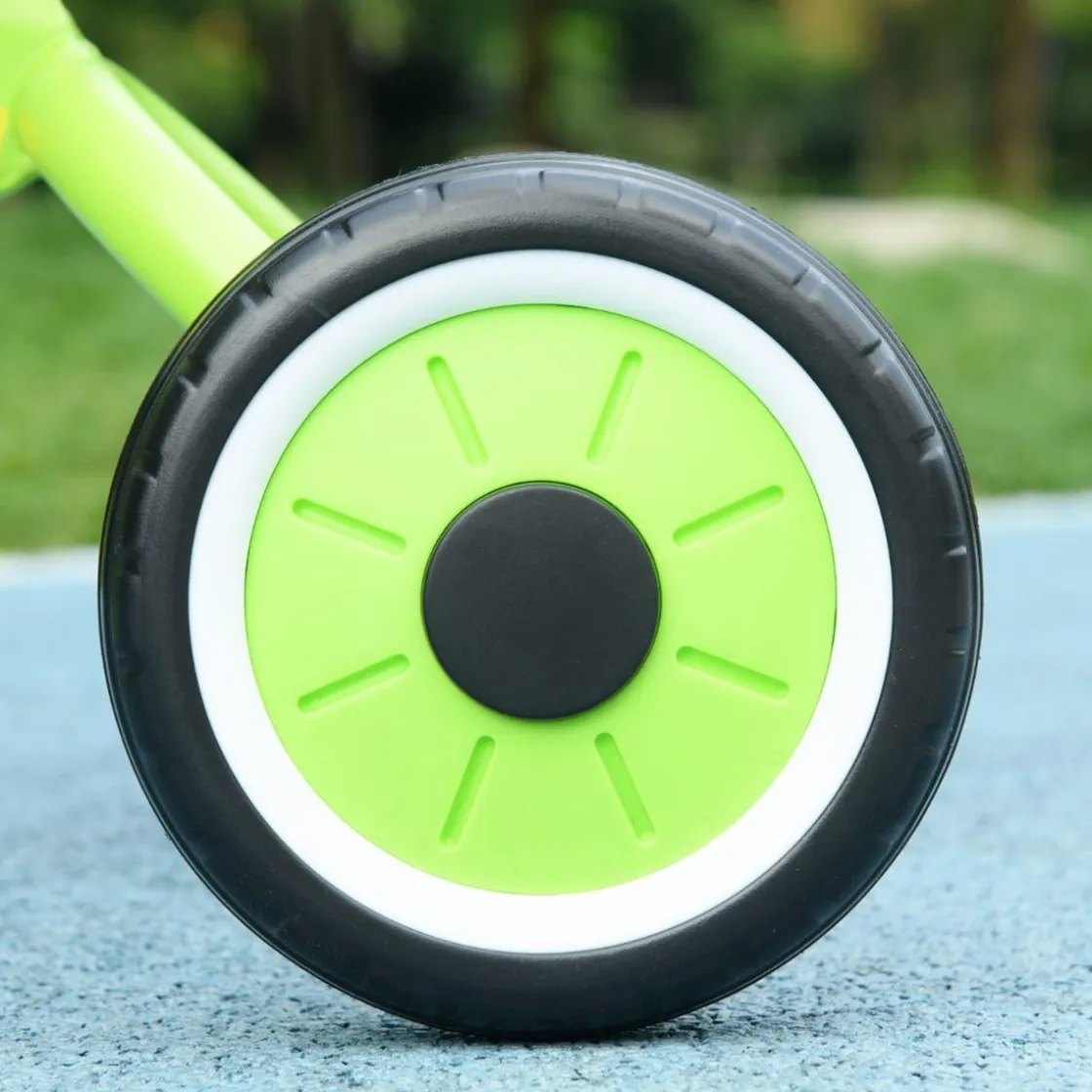 AIYAPLAY Triciclo con timbre y cesta Verde