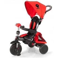 QPLAY Triciclo New Ranger deluxe rojo con luz y sonidos