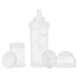 TWISTSHAKE - Biberón Anticólicos 330ml Blanco