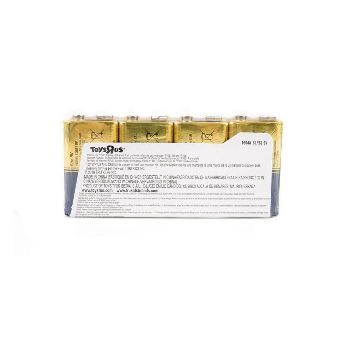 TOYS "R" US Ultra - Pack 4 Pilas 9V Ultra Alcalinas